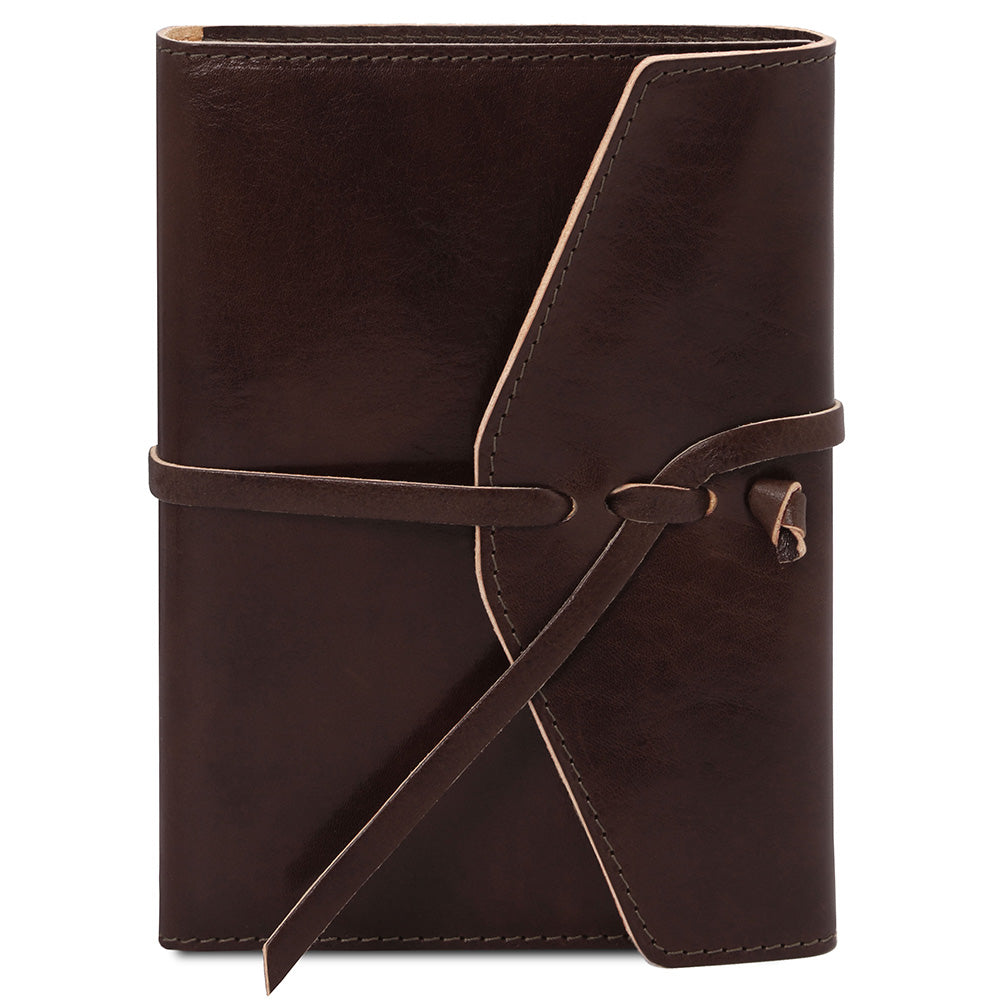 Mörkbrun läderanteckningsbok ⎪ Tuscany Leather