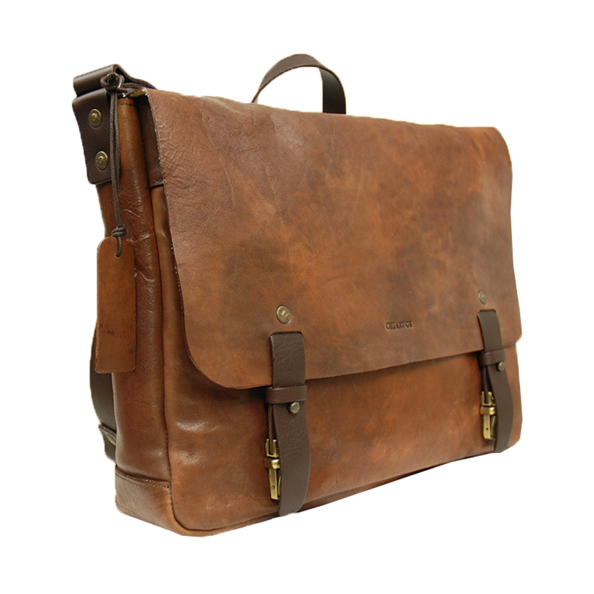 Braune Messenger-Tasche ⎪Old Tuscany ⎪Chiarugi