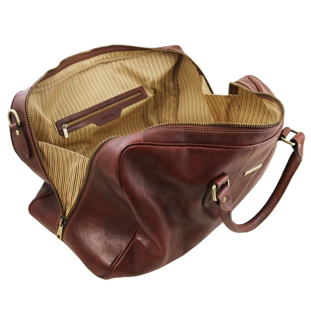 Honey-colored large weekend bag⎪ Lisbona