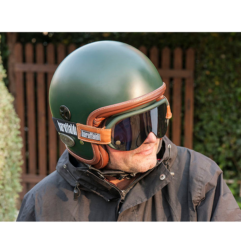 Grüner Offroad-Helm⎪ Baruffaldi