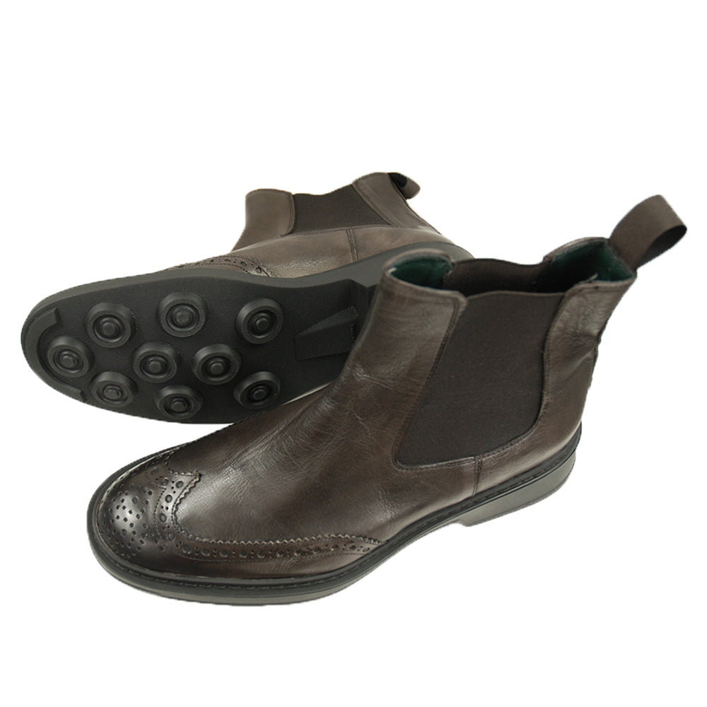 Mörkbrun känga⎪ Chelsea boots⎪ Nobile
