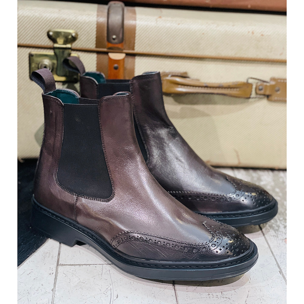 Mörkbrun känga⎪ Chelsea boots⎪ Nobile