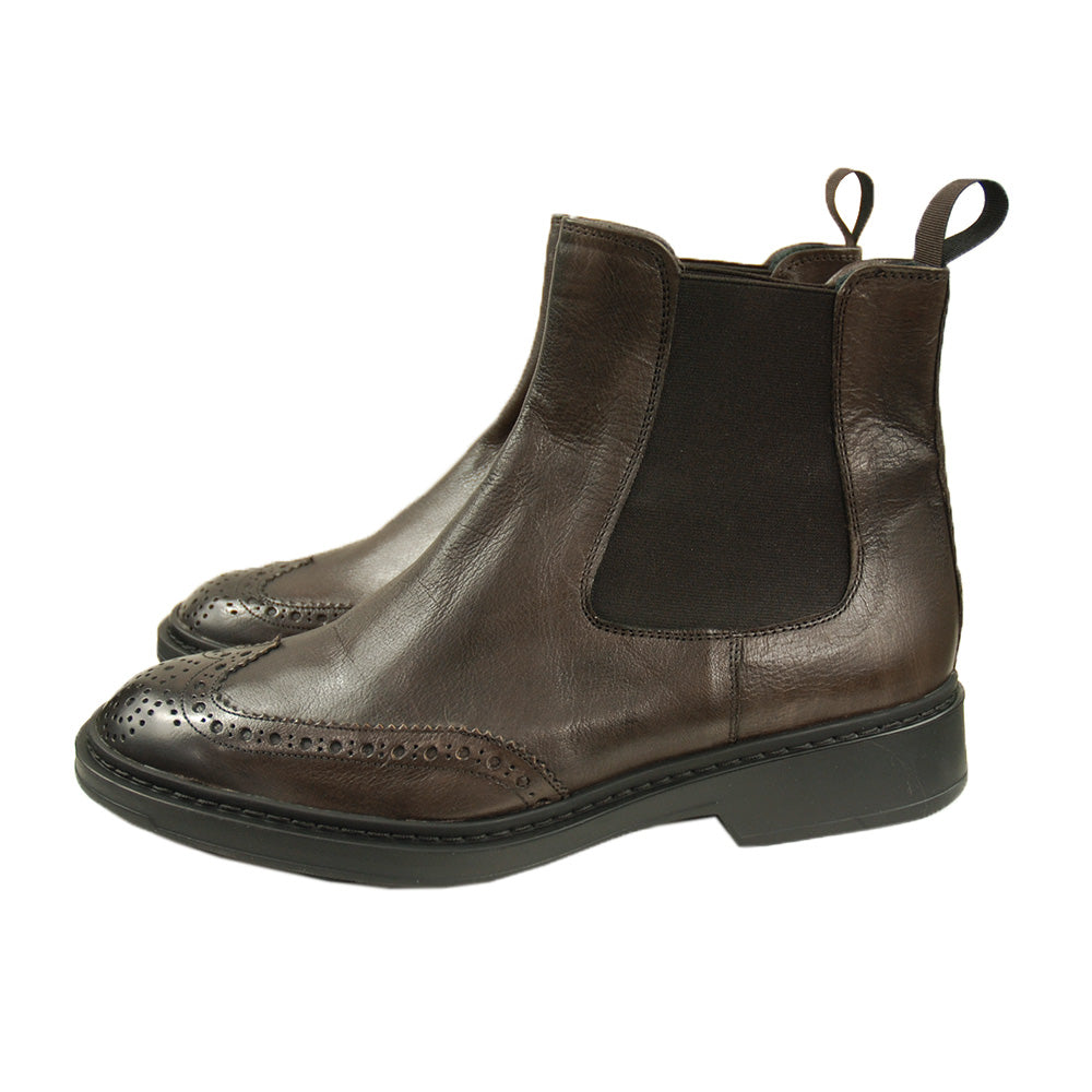Mörkbrun känga⎪ Chelsea boots⎪ Nobile