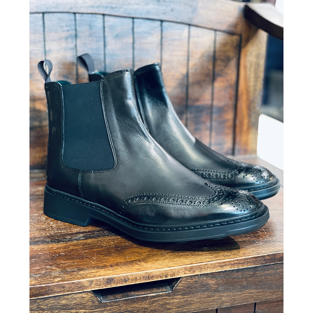 Svart stövel⎪ Chelsea boot⎪ Nobile