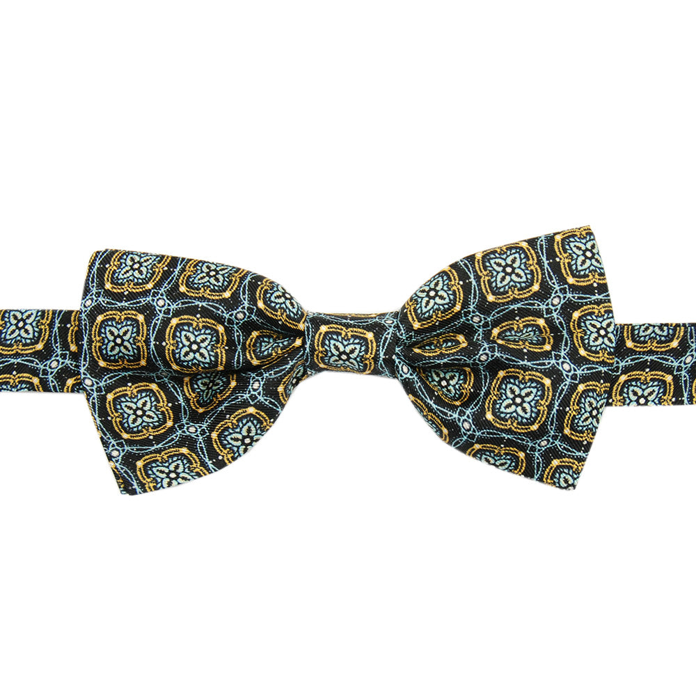 Musta rusetti kuviolla⎪ BP Silk