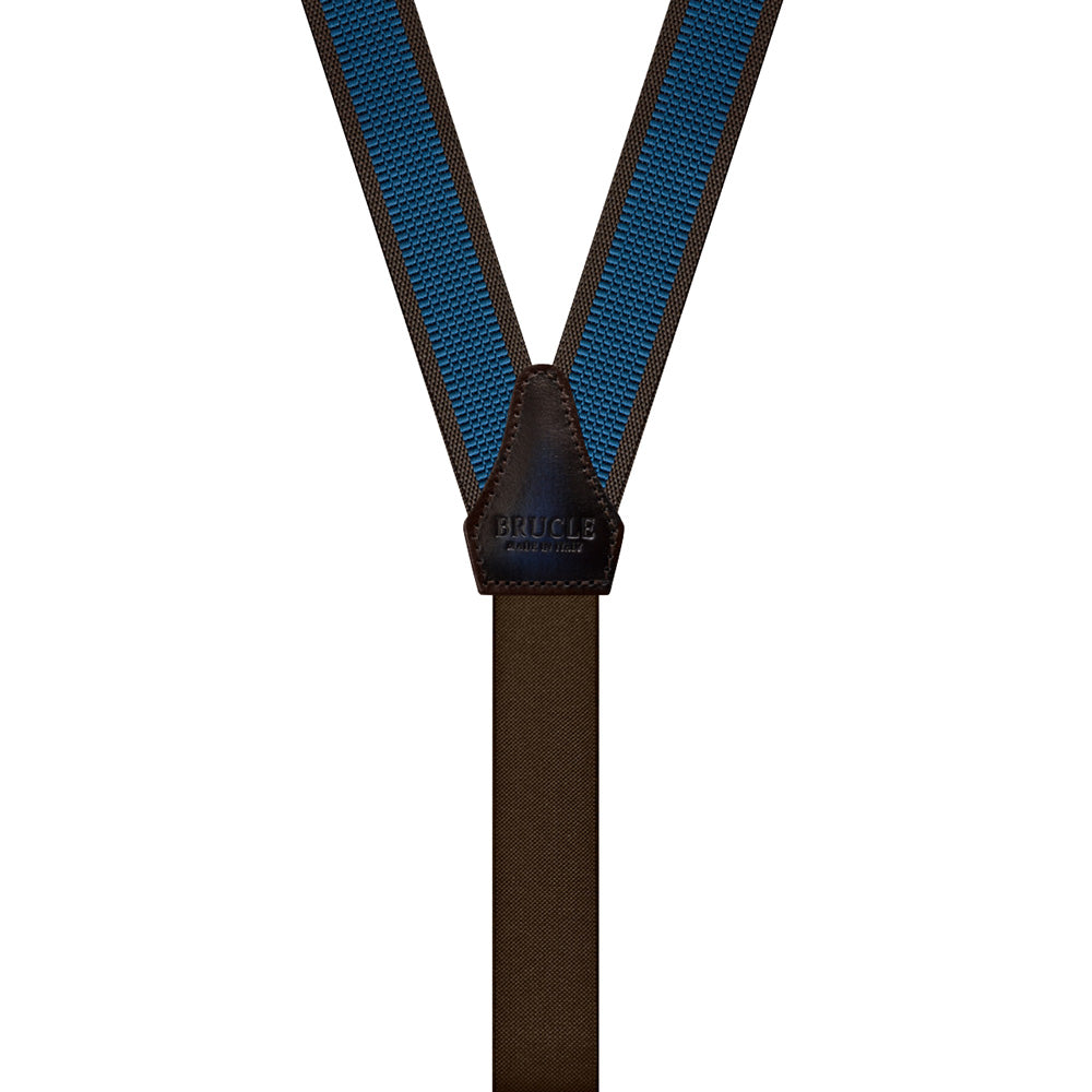 Kapeat siniset/ruskeat henkselit⎪ Brucle