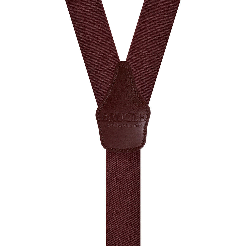 Weinrote Hosenträger⎪ Brucle