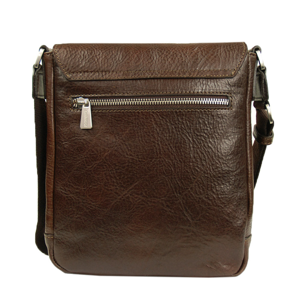 Messenger-Ledertasche dunkelbraun ⎪ City⎪ Chiarugi