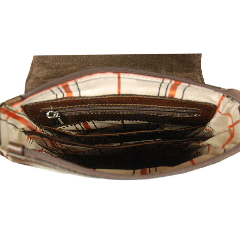 Messenger-Ledertasche dunkelbraun ⎪ City⎪ Chiarugi