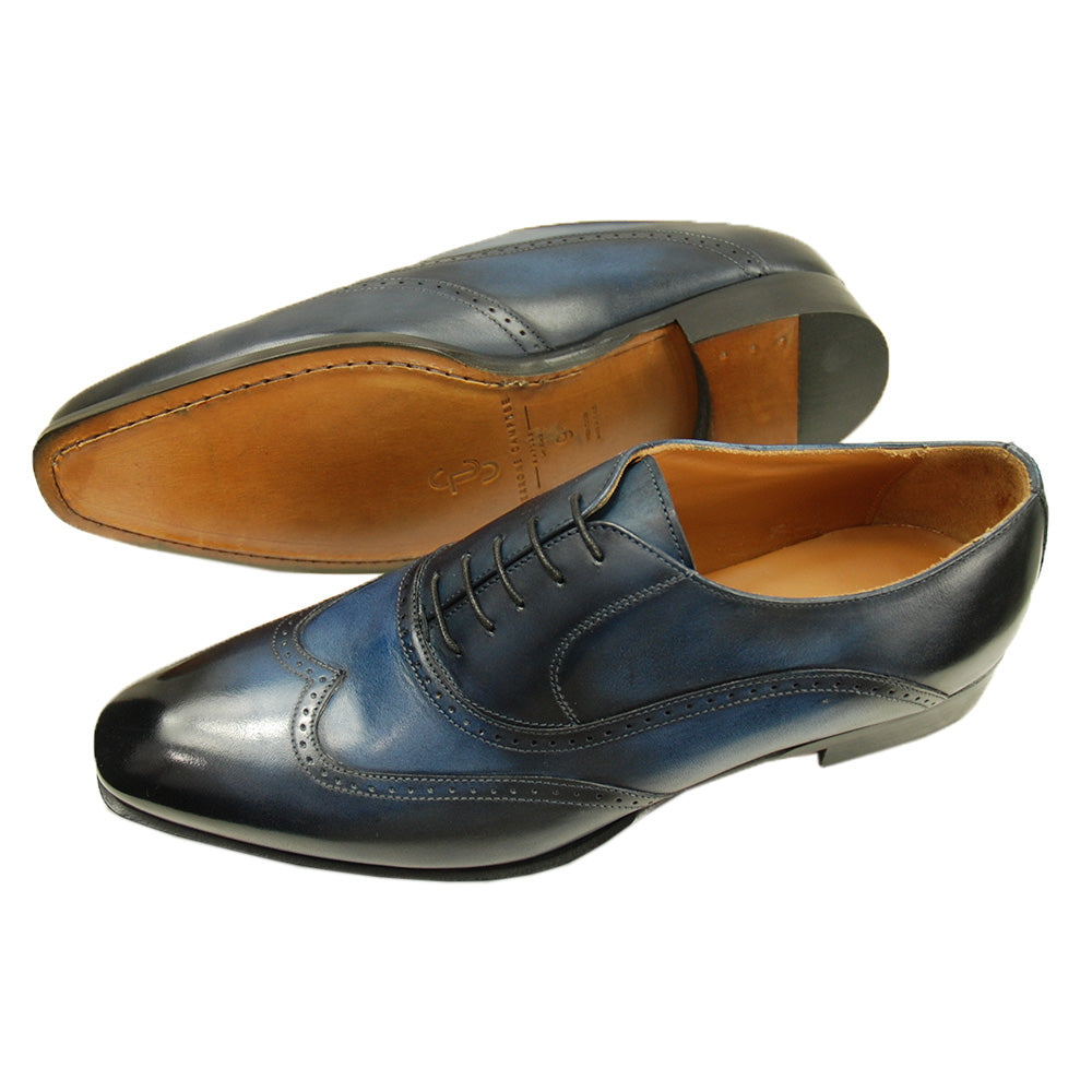 Black leather shoe⎪ Cerruti Sergio