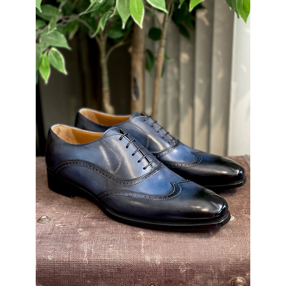 Black leather shoe⎪ Cerruti Sergio