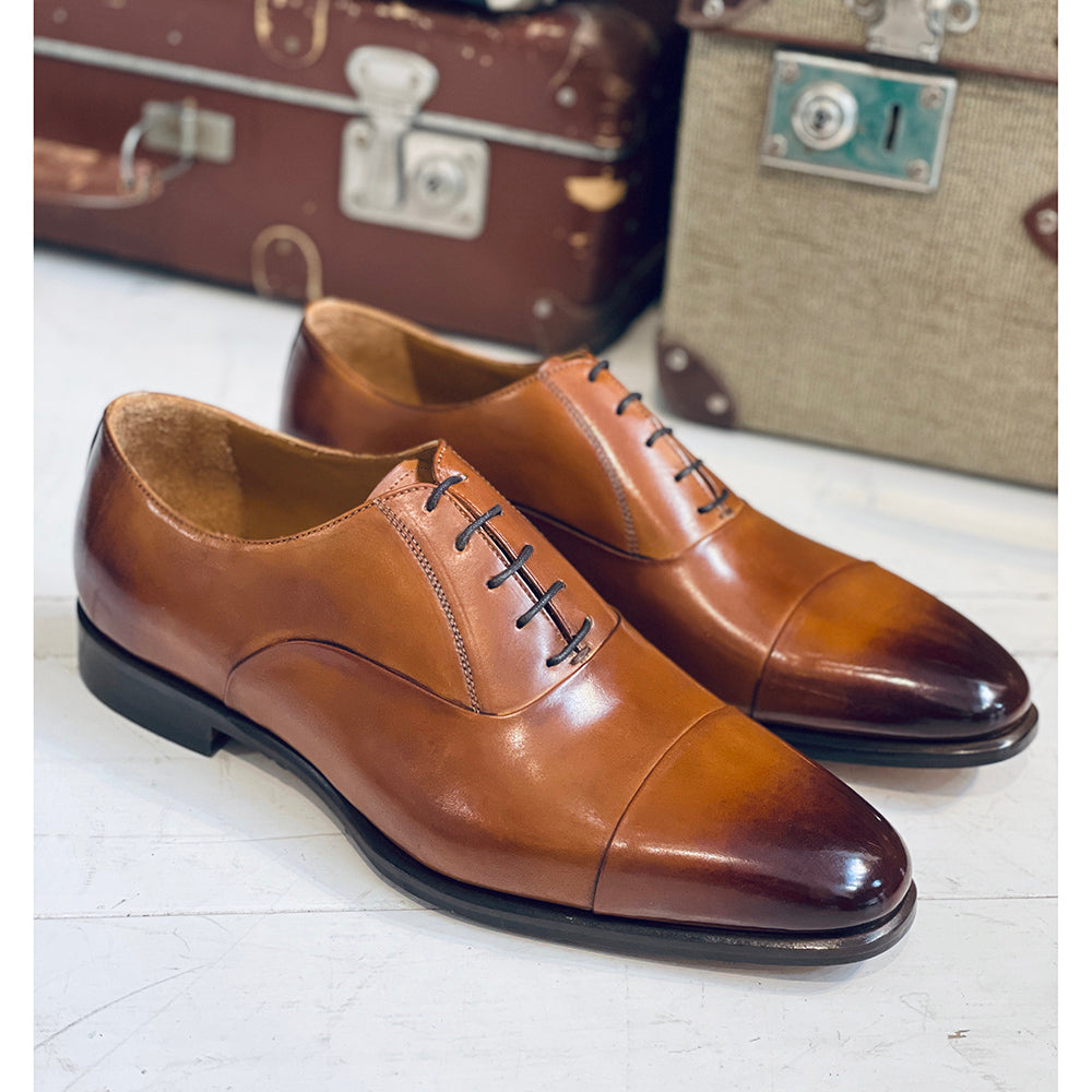 Light brown leather shoe⎪ Campalto⎪ Cerruti Sergio