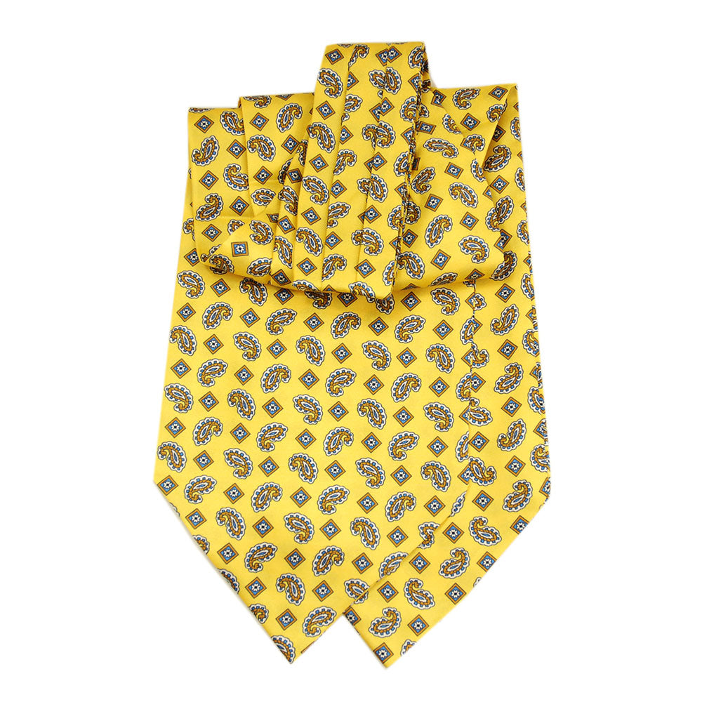 Gelbes Paisley Ascot-Tuch ⎪Giorgio Redaelli