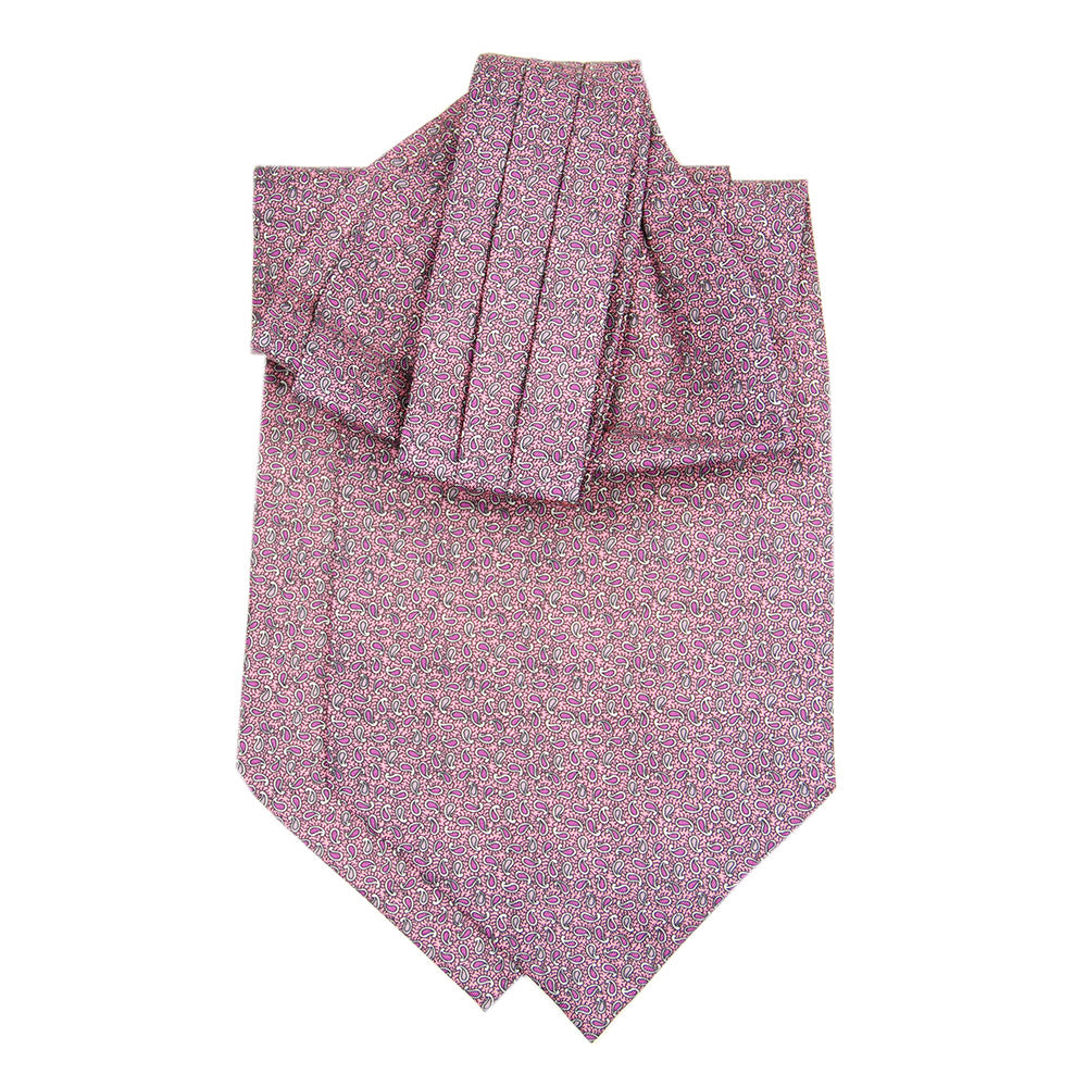 Rosa gemusterter Ascot-Schal ⎪ Giorgio Redaelli