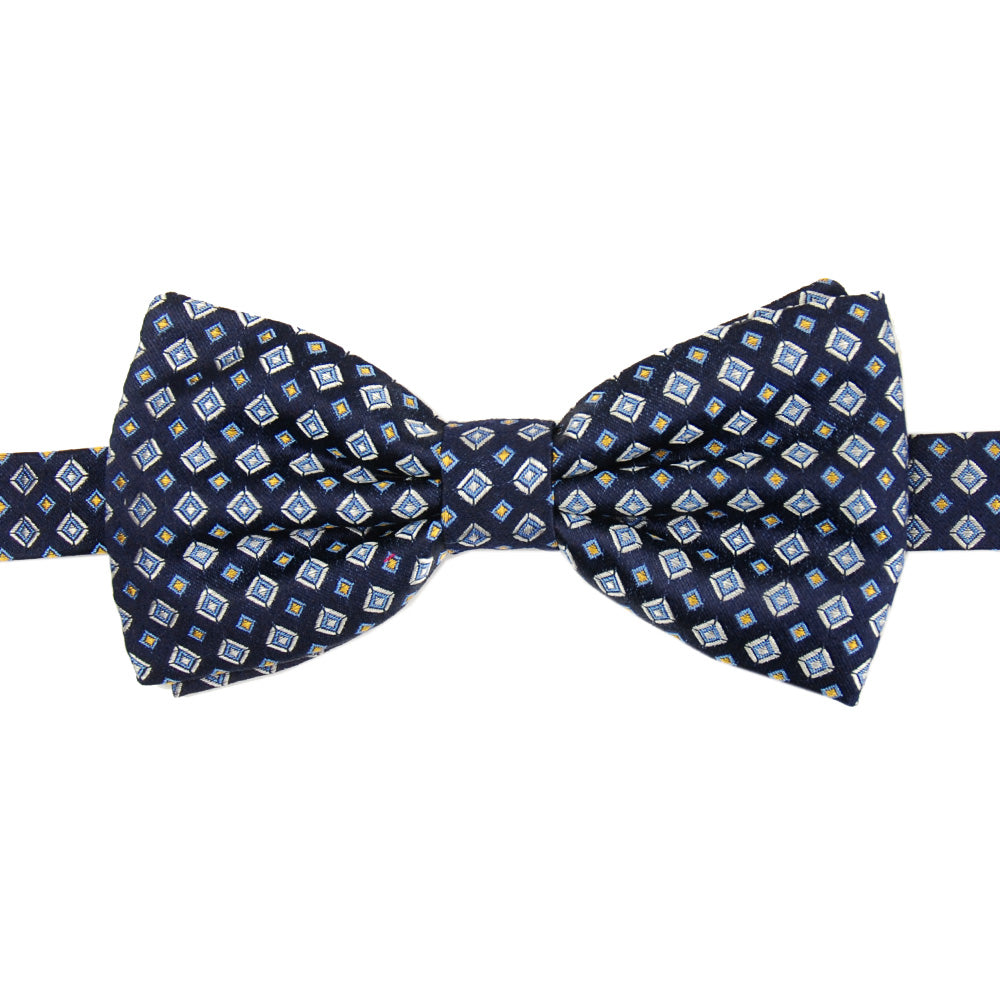 Dark blue patterned bow tie⎪ Giorgio Redaelli
