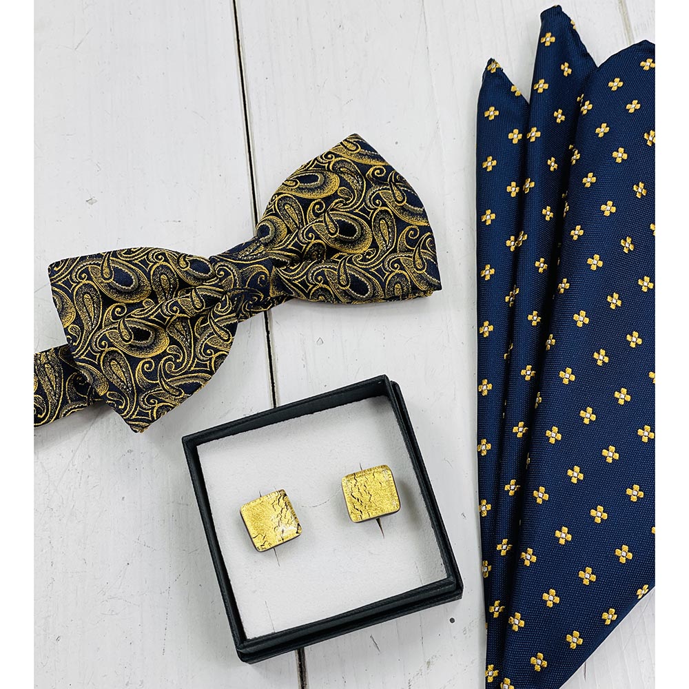 Goldenes Paisley-Muster Fliege⎪ Giorgio Redaelli
