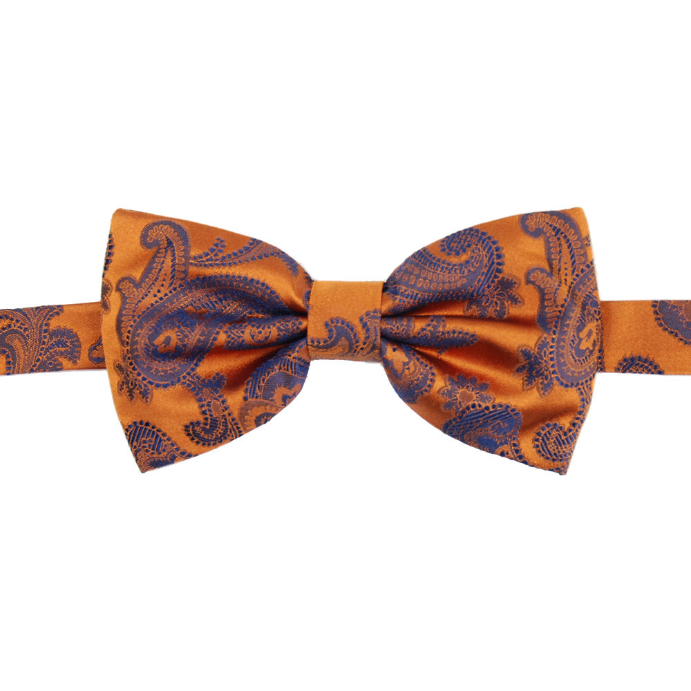 Orange paisley bow tie⎪ Giorgio Redaelli