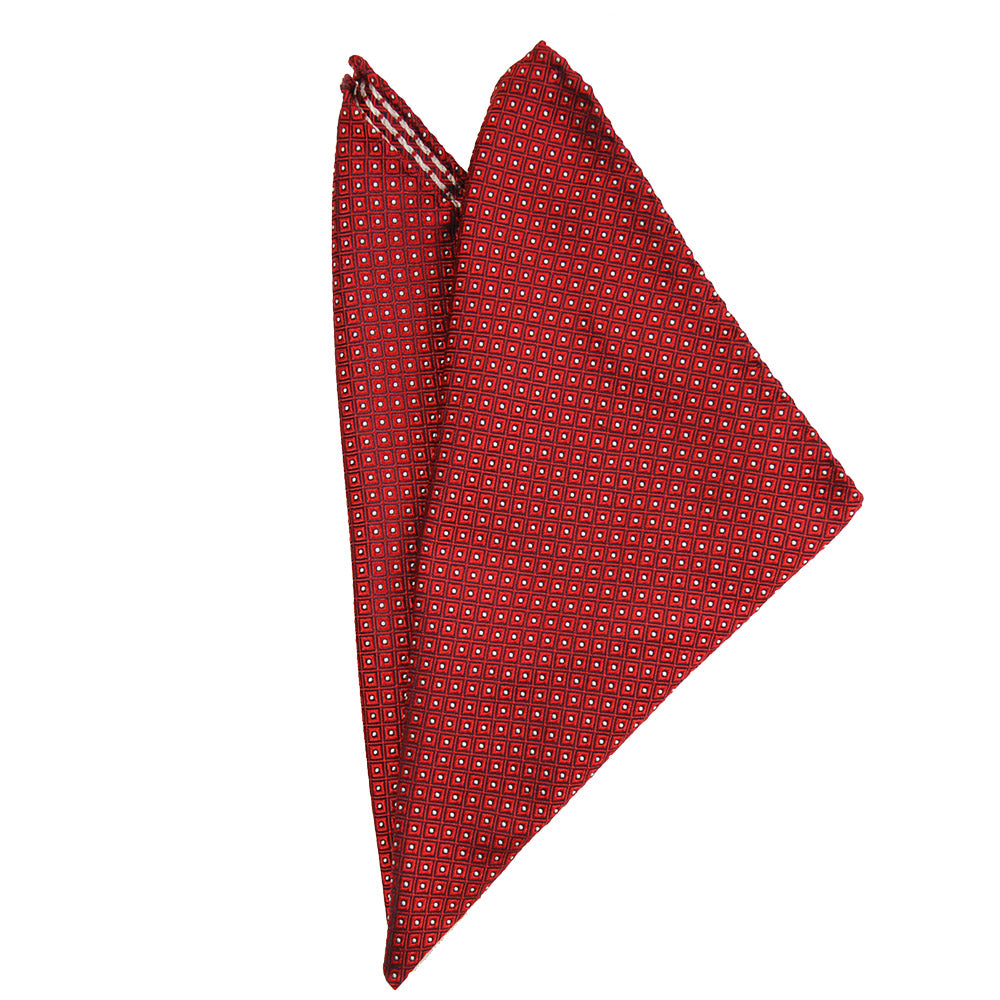 Rotes gemustertes Einstecktuch⎪ Giorgio Redaelli