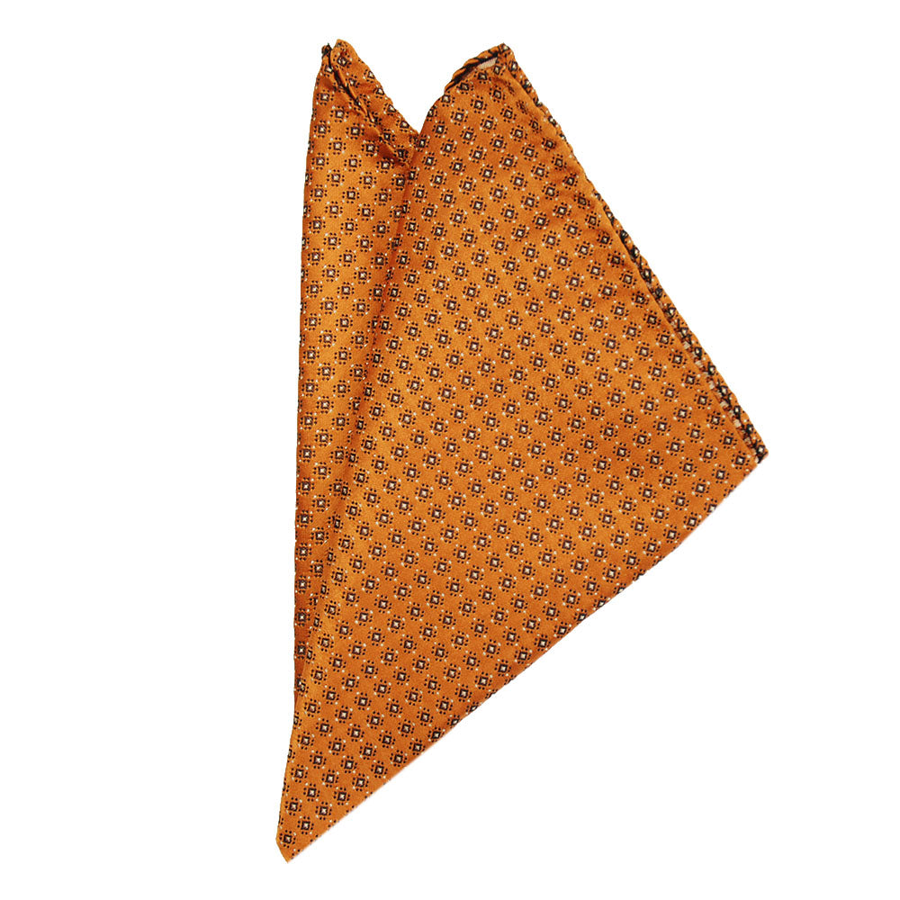 Orange gemustertes Einstecktuch⎪ Giorgio Redaelli