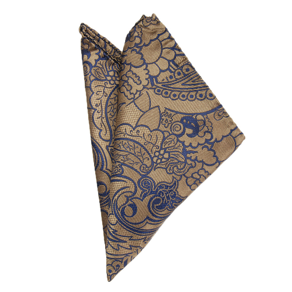 Braunes Paisley-Einstecktuch⎪ Giorgio Redaelli