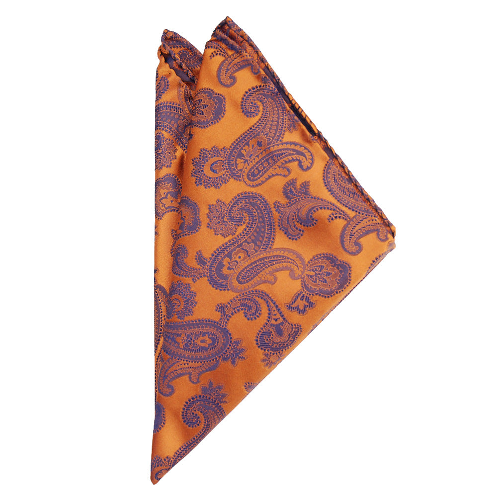 Oranges Paisley-Einstecktuch⎪ Giorgio Redaelli