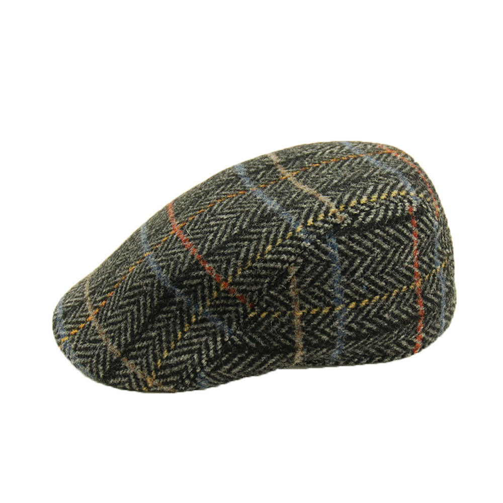 Harmaa ruudullinen flat cap⎪ Bojua