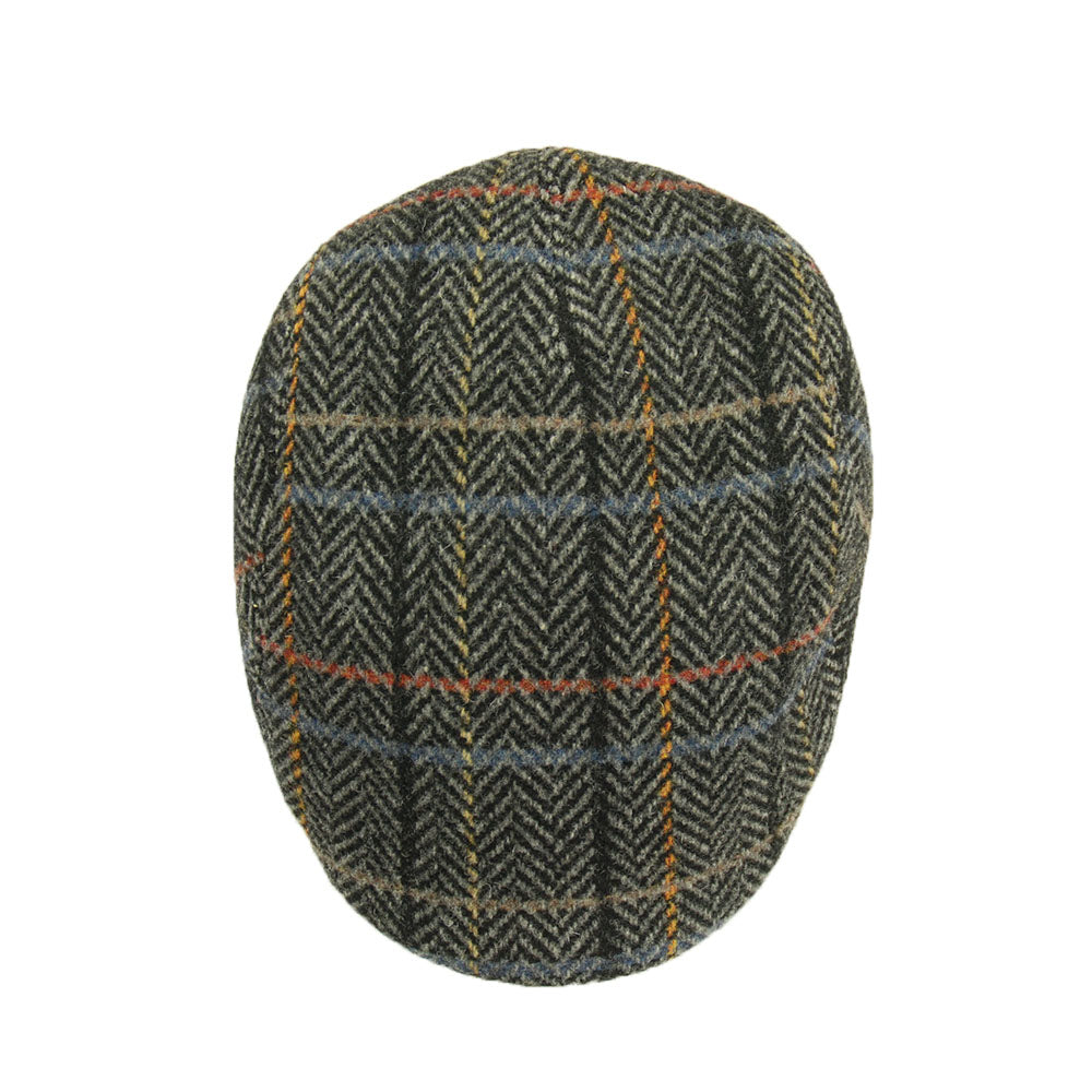 Harmaa ruudullinen flat cap⎪ Bojua