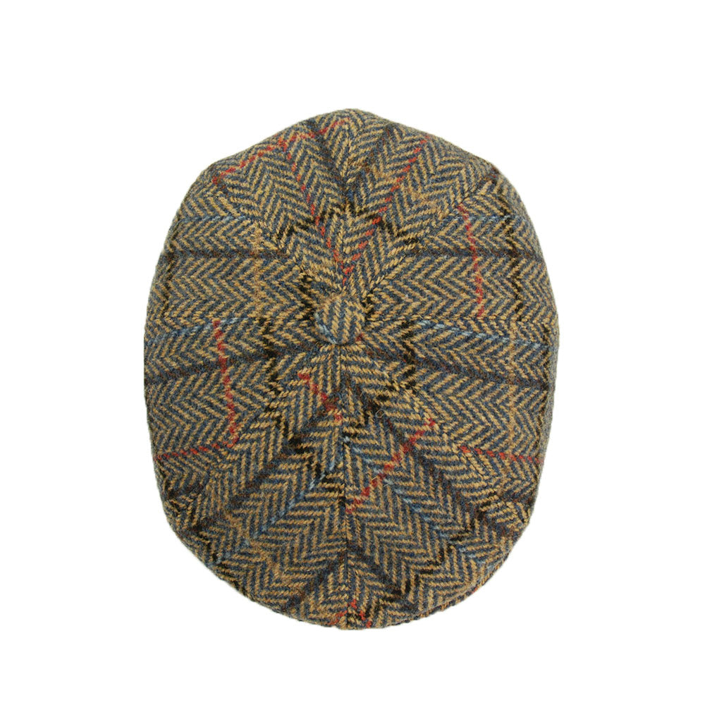 Ruudullinen beige flat cap⎪ Bojua