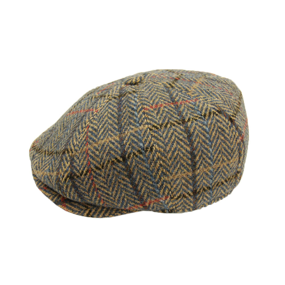 Ruudullinen beige flat cap⎪ Bojua