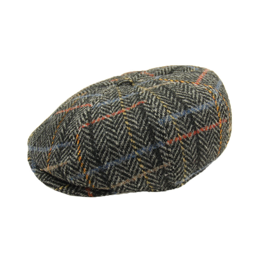 Ruudullinen harmaa flat cap⎪Bojua