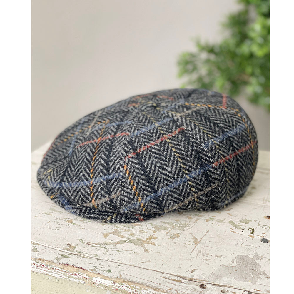 Ruudullinen harmaa flat cap⎪Bojua