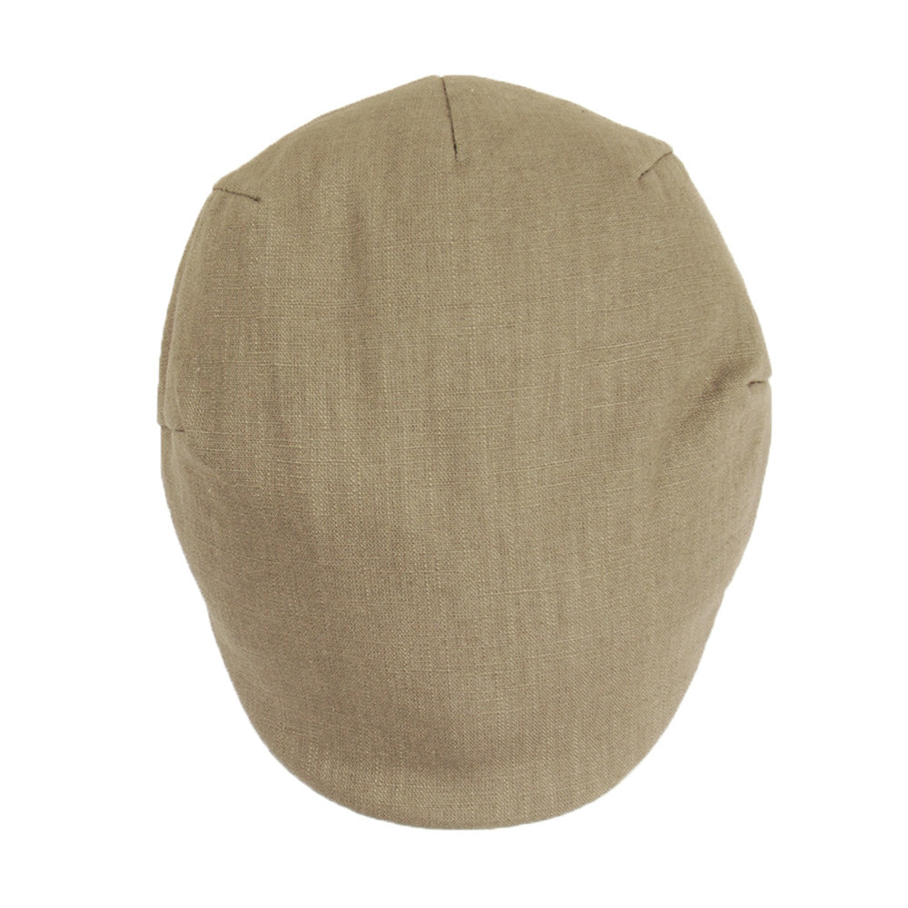 Ruskea pellava flat cap⎪ Bojua