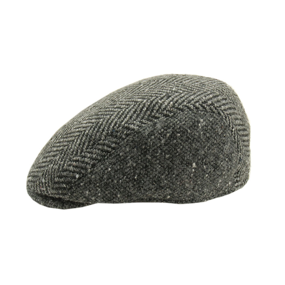Harmaa kalanruotokuvio flat cap⎪Bojua
