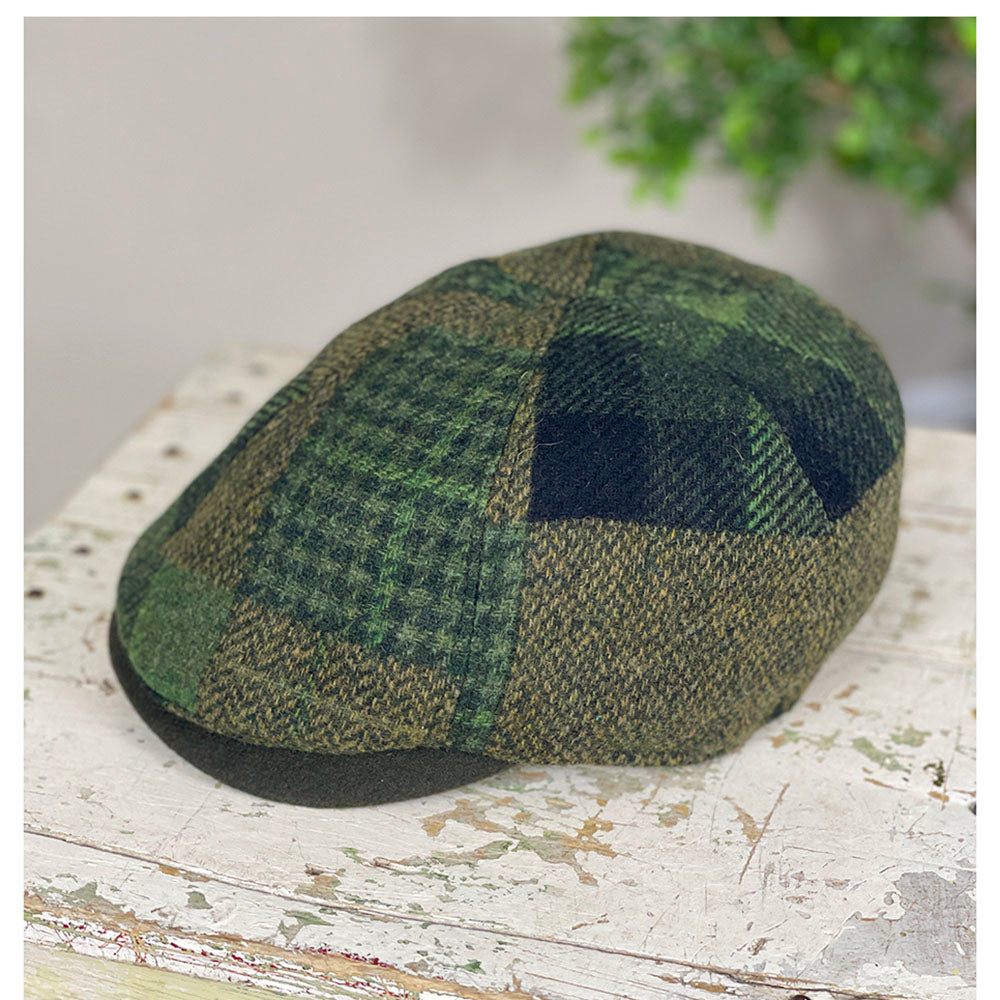 Vihreä ruudullinen flat cap⎪Bojua
