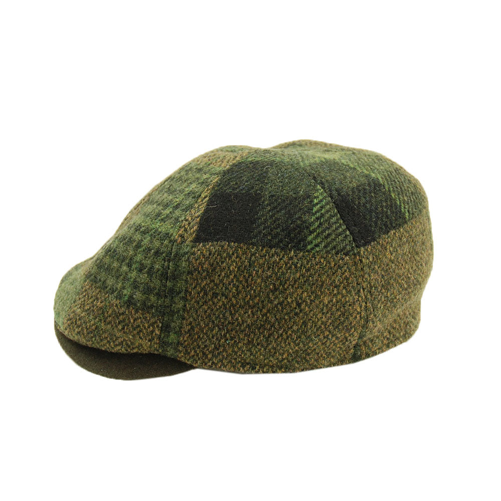 Vihreä ruudullinen flat cap⎪Bojua