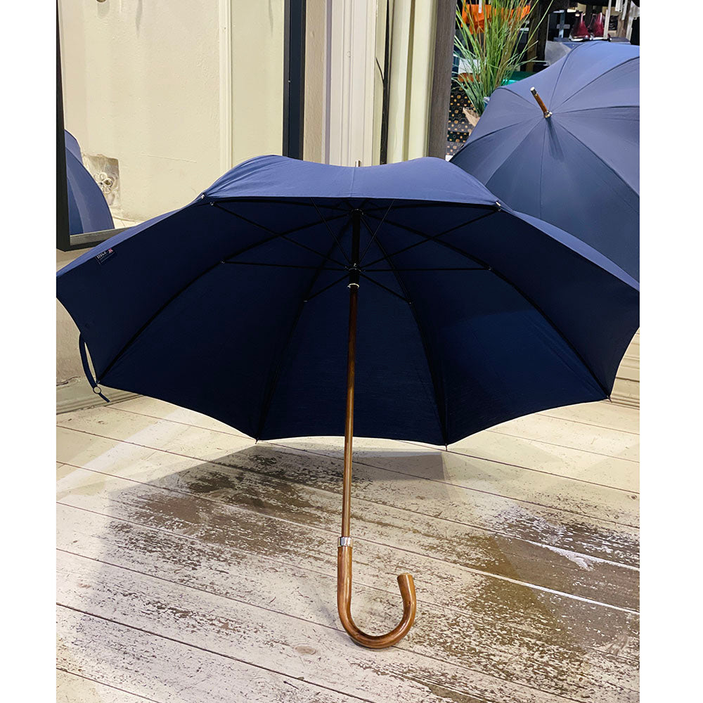 Sininen sateenvarjo puuvarrella⎪ Ince Umbrellas