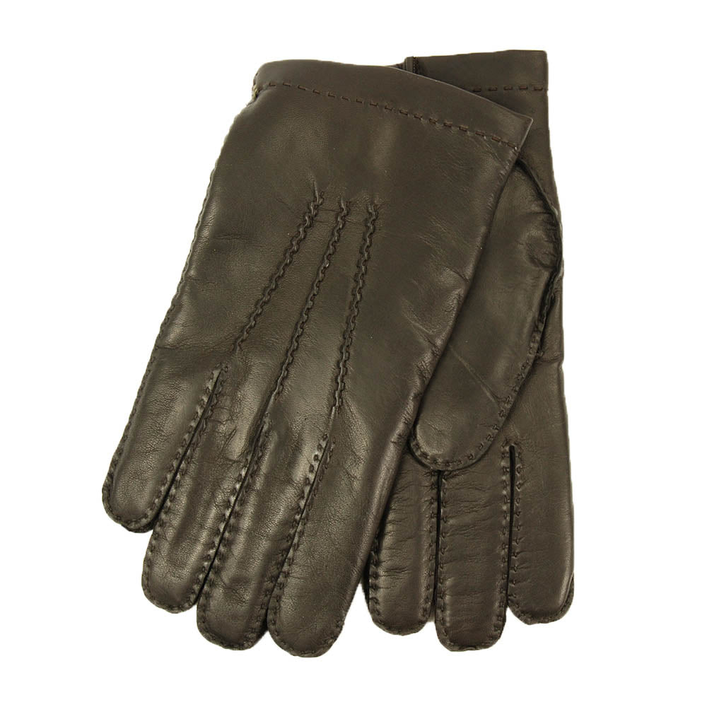 Tummanruskeat lampaannahkahanskat ⎪ Omega Gloves