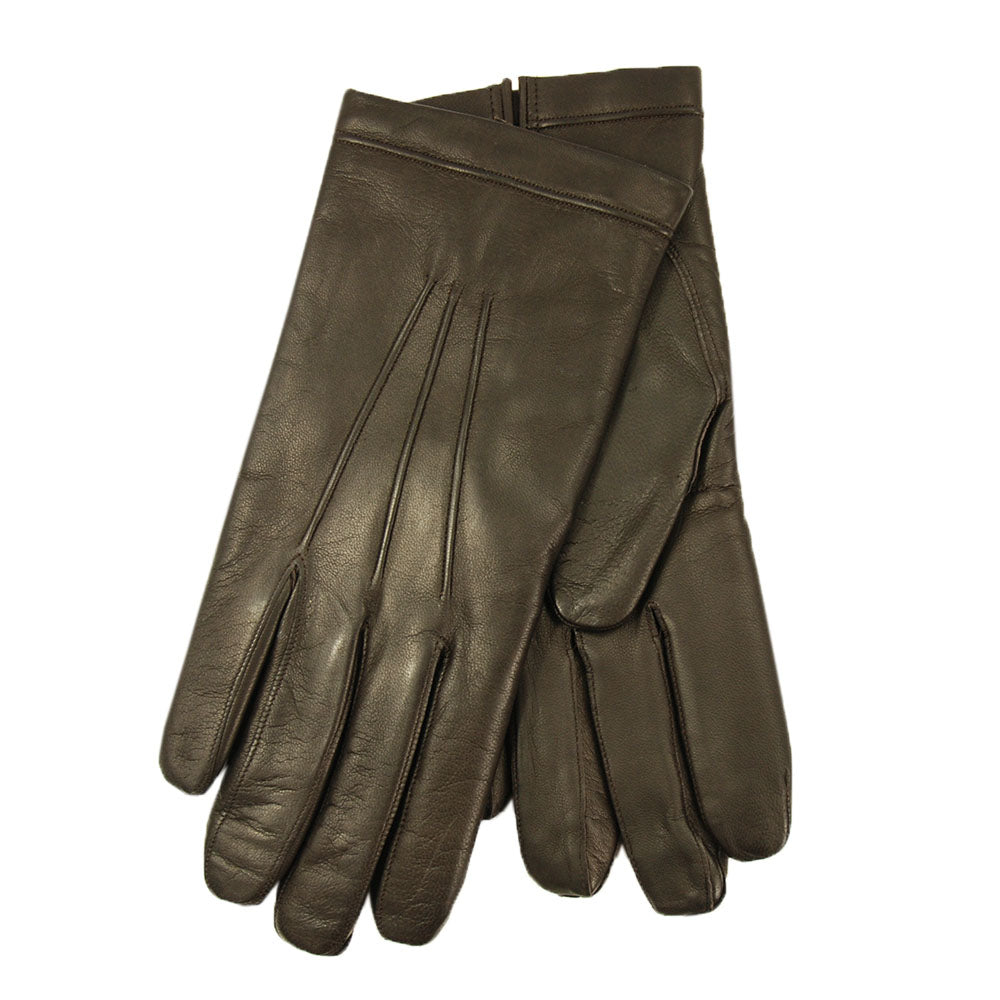 Dunkelbraune Lederhandschuhe ⎪ Omega Handschuhe