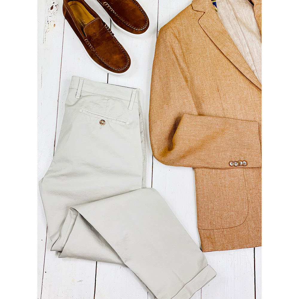 Hellgraue Chinos ⎪ Piero Gianchi Kollektion