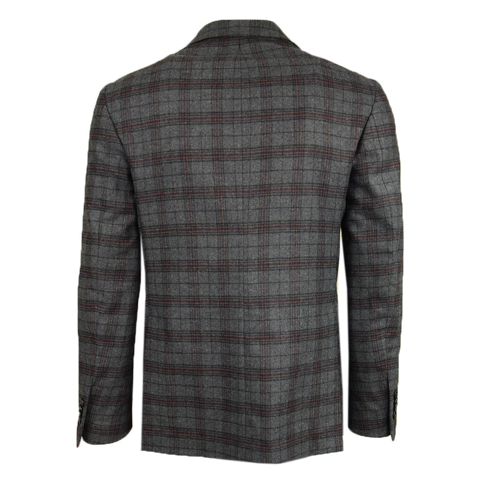 Tummanharmaa ruudullinen bleiseri⎪ Posillipo 1930