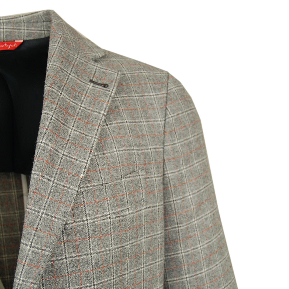 Grauer karierter Blazer⎪ Posillipo 1930