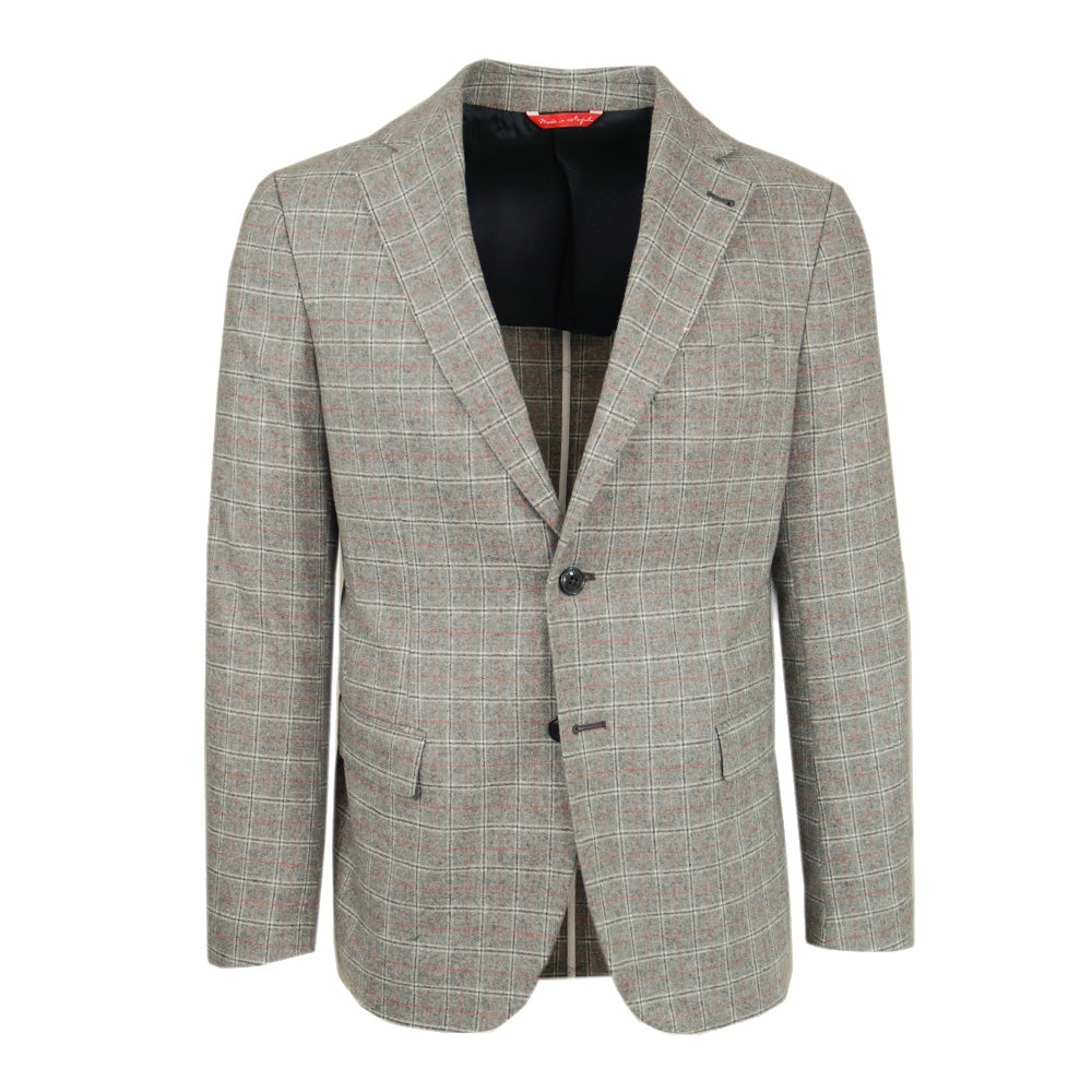 Grauer karierter Blazer⎪ Posillipo 1930