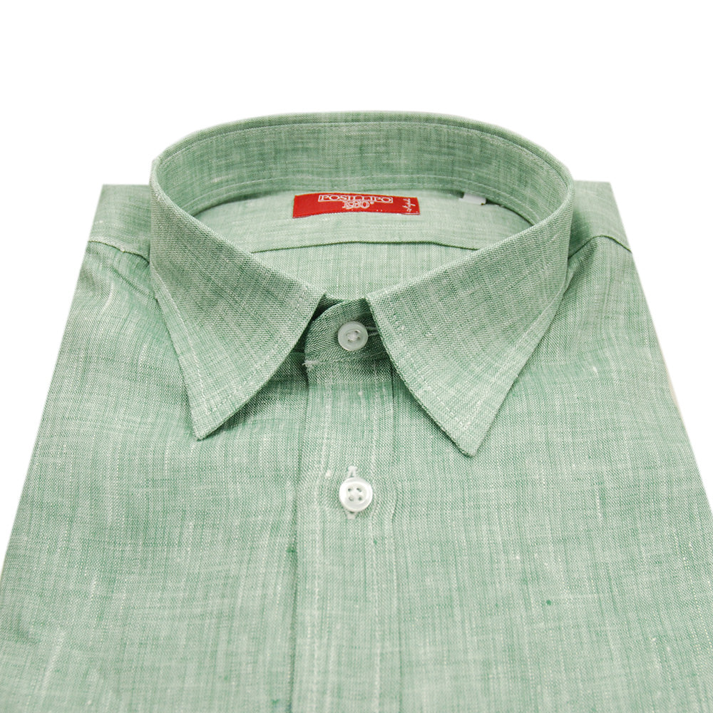 Grünes Leinenhemd⎪ Posillipo