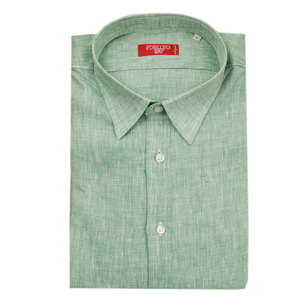 Grünes Leinenhemd⎪ Posillipo
