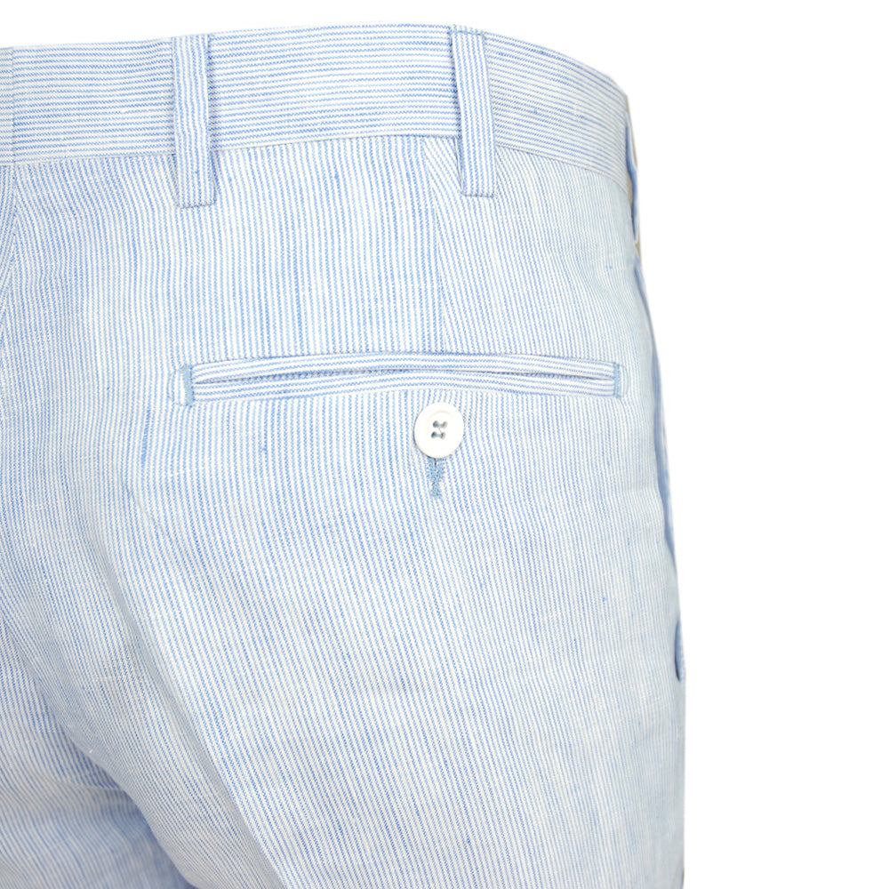 Hellblaue Leinen-Shorts⎪ Posillipo