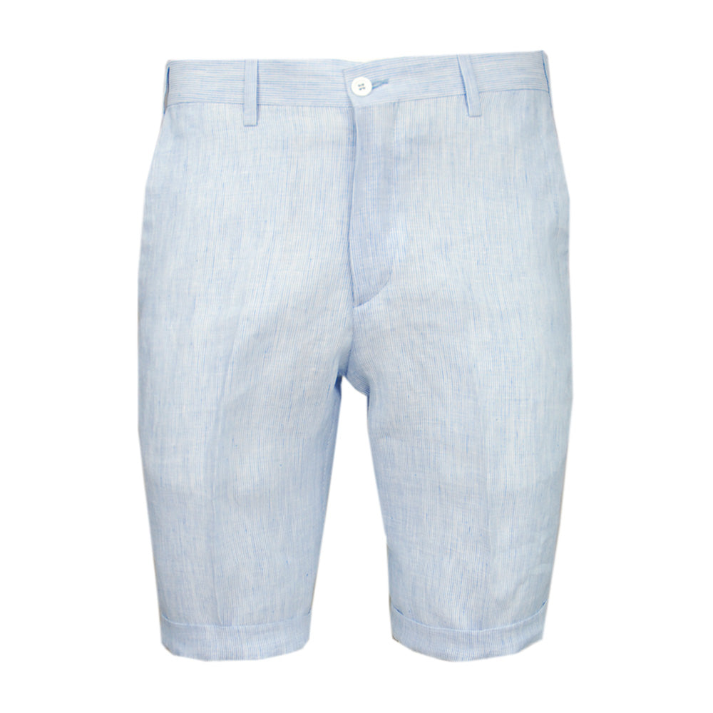 Hellblaue Leinen-Shorts⎪ Posillipo