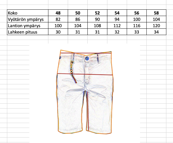 Dunkelblaue Leinen-Shorts⎪ Posillipo