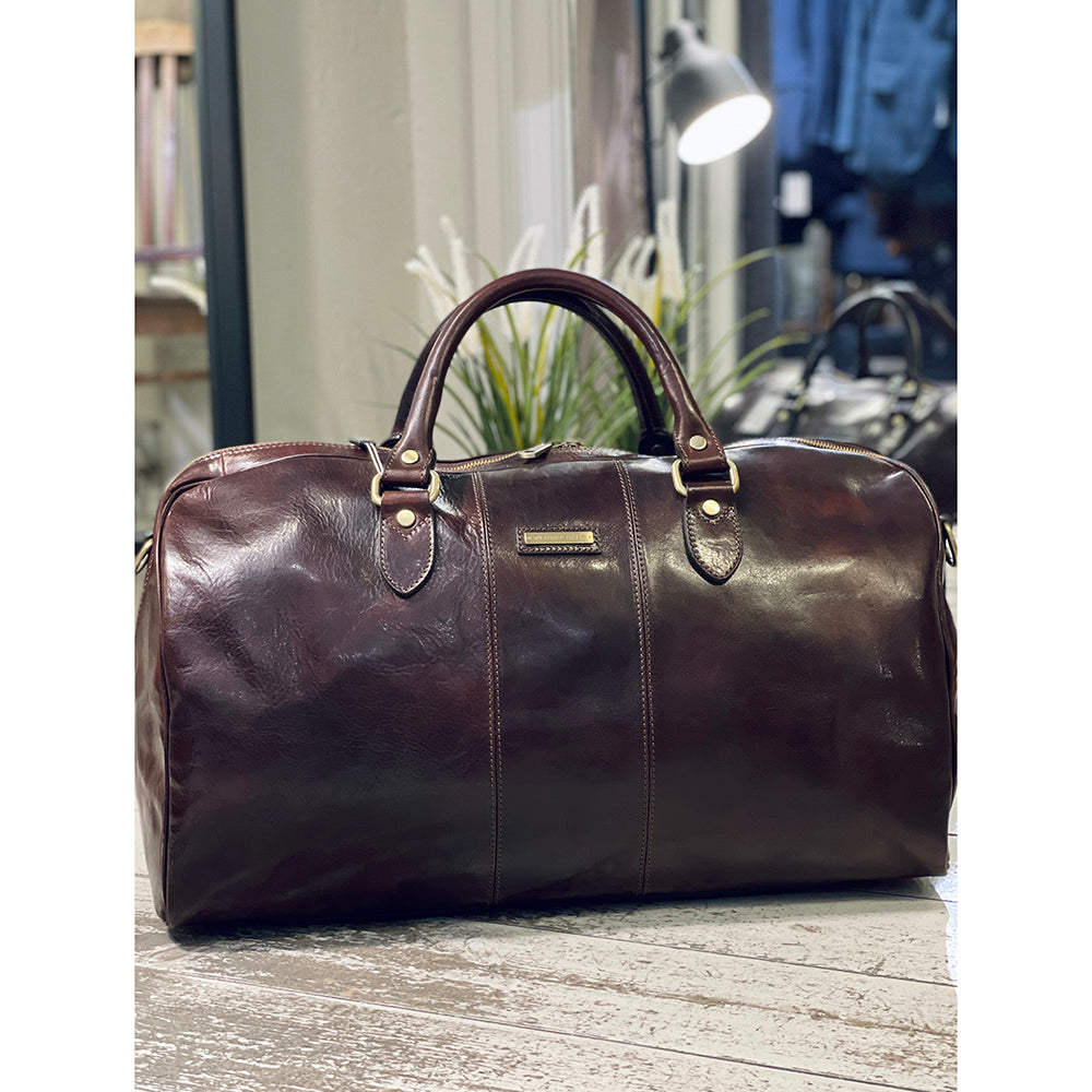 Dark brown large weekend bag⎪ Lisbona