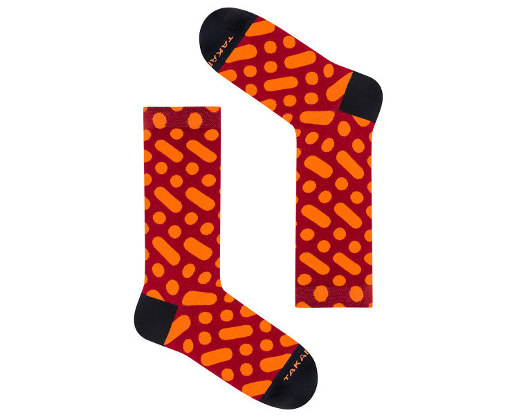 Rostfarbene Socken 13M4 ⎪Takapara