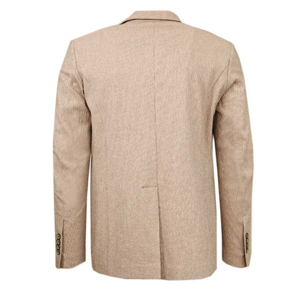 Patterned reddish-brown blazer⎪ Xagon Man
